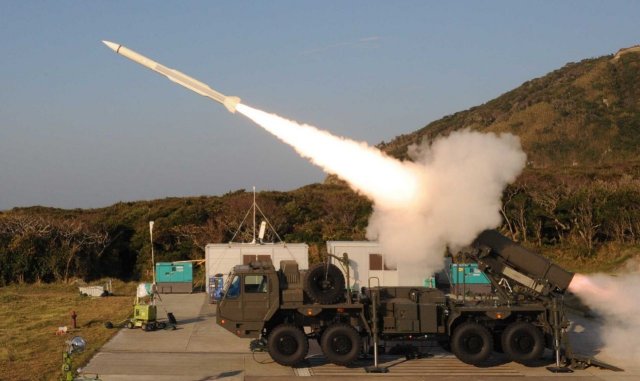 Successfull test fired for the Japan Ground Self Defense Force Chu SAM Kai surface to air missile 640 001