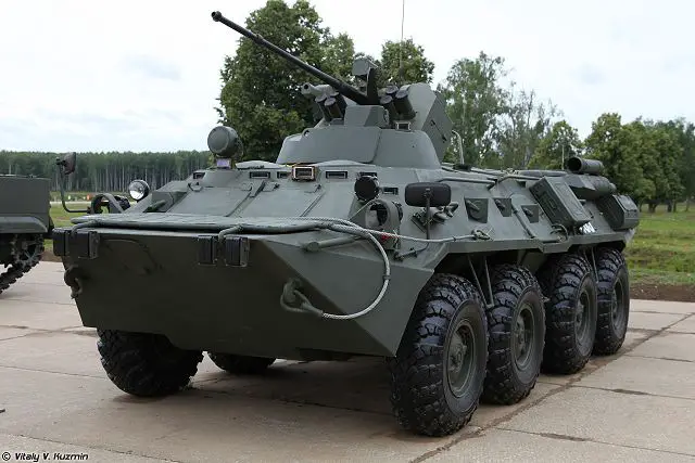 Newest Russian armored personnel carriers BTR-82A are getting into regular service on the bases of the 45th Specialized Airborne Brigade, Major General Oleg Palguyev, the chief of the Russian Airborne Troops Intelligence Department told the Russian News Service radio on Saturday, October 24, 2015.