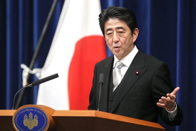 Japanese prime minister shinzo abe established special weaponry export agency 640 001