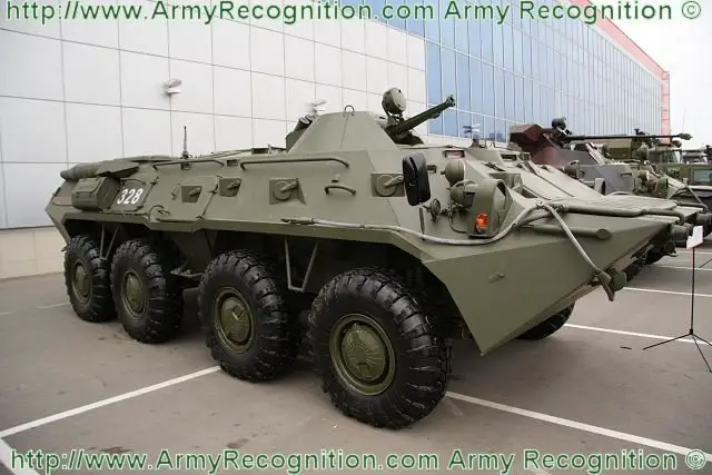 Russia already fulfilled almost 80percent of the BTR-80 upgrades to the BTR-82AM 640 001