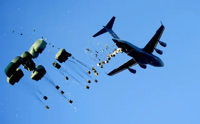 US airdropped ammo to Syrian rebels