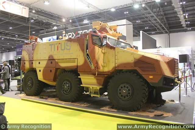 Czech Army to procure Nexter TITUS armoured vehicles