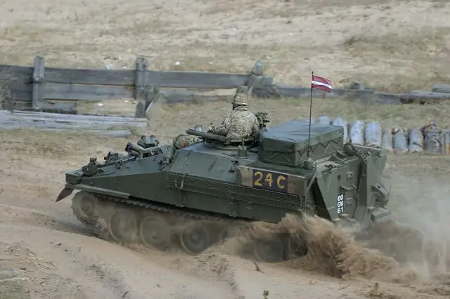 Latvia MOD has concluded a contract with United Kingdom for delivery of 123 CVRT light armoured 640 001