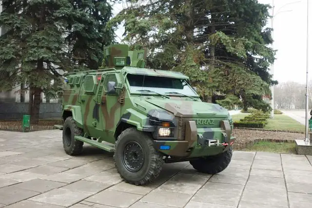 March 30, another KrAZ-Spartan vehicle restored by KrAZ workers after bad damage in battle zone went to ATO zone to continue its service. The KrAZ Spartan armored personnel carrier is produced in Ukraine under license from the Streit Group. 