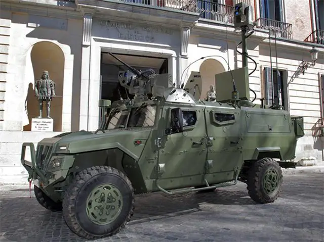 Spanish Army introduced first prototype of the VERT land reconnaissance vehicle 640 001