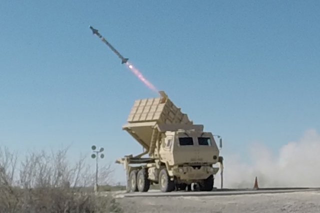 US Army fired Hellfire missile from the IFPC Multi Mission Launcher
