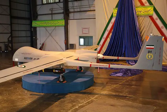 Iran has unveiled a new local-made drone to jam enemy communication systems 640 001