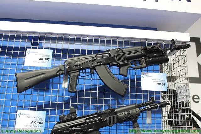 Iran received a cargo of AK-103 assault rifles from Russia to supply the country's Armed Forces with a new generation of assault rifle. The AK-103 assault rifle is a derivative of the AK-74M chambered for the 7.62×39mm M43 round, similar to the older AKM. 