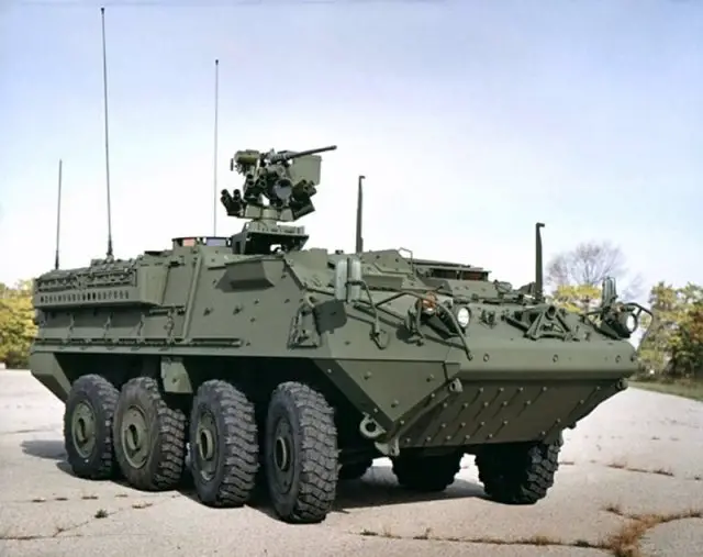 US Army Stryker vehicle undergoes tests in extreme cold conditions in Alaska 640 002