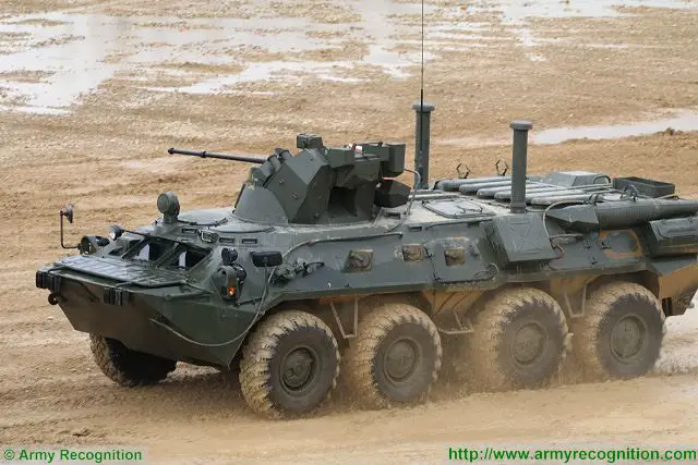 The infantry units of the Russian Defense Ministry’s Arctic brigade will be equipped with upgraded BTR-82A armored personnel carriers (APC) tailored to the harsh environment of the High North, according to the Izvestia daily. The APCs will have improved climate control ensuring the stable operation of the electronic sights, radios and other sophisticated gear. 