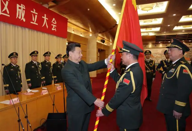 Chinese People s Liberation Army PLA regrouped into five theater commands 640 001