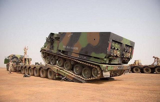 French Army Barkhane Force has deployed LRU MLRS Multiple Launch Rocket Systems in Mali 640 001