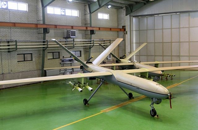 Iranian-made UAV Shahed 129 is used in Syria to provide combat support to the resistance front 640 001