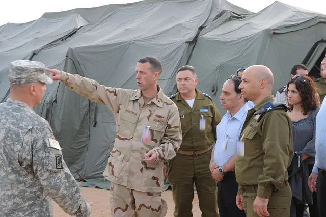 Joint military exercice Juniper Cobra for US and Israeli army against threat of ballistic missile 640 001
