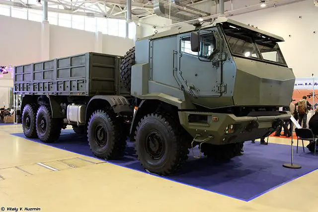 Russian air defense system Pantsir-S SA-22 Greyhound will use new KAMAZ-53958 truck chassis 640 001