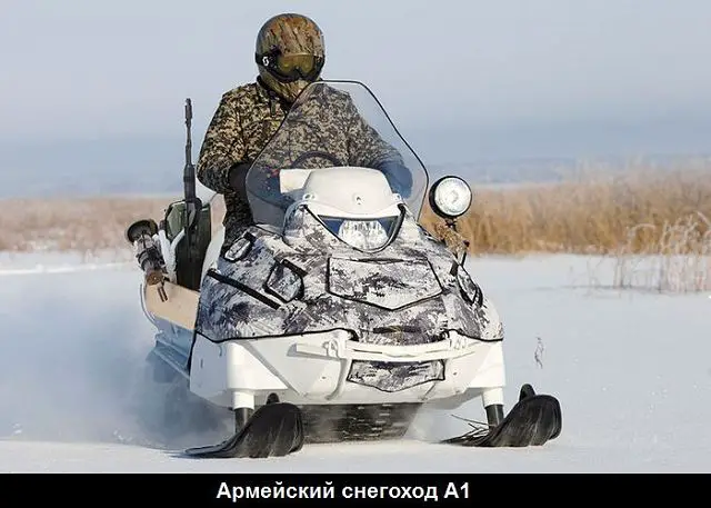 Russian armed forces has received ten Snegohod A-1 snowmobile vehicles for Specail Operations 640 001