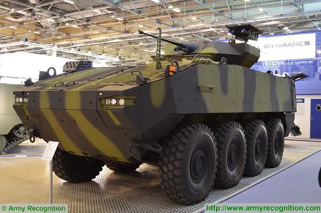 General Dynamics has signed contract with Denmark for the delivery of 309 Piranha 5 8x8 armored 640 001