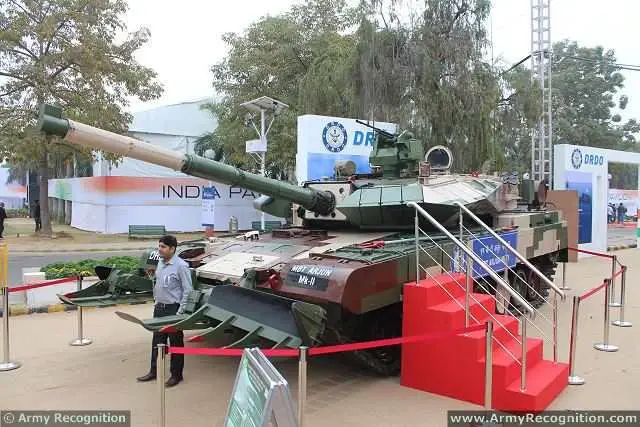 India conducted firing tests of its newly developed ammunition from its Arjun main battle tank 640 002