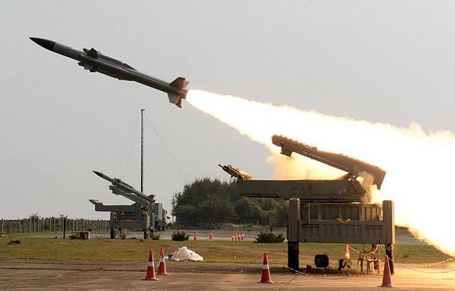 India test fired its local-made Akash mediuim-range surface-to-air defense missile system 640 001