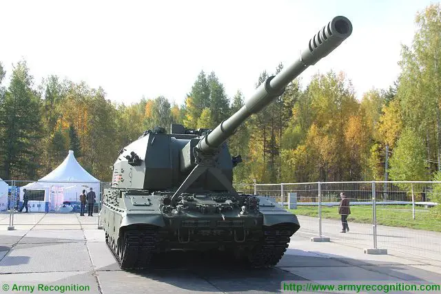 The latest Russian 2S35 Koalitsiya-SV (Coalition-SV) self-propelled gun (SPG) has received unmanned turret with 152mm 2A88 cannon, according to a source in the Russian defense industry. The 2S35 Koalitsiya-SV is a new generation of Russian-made self-propelled tracked howitzer based on the 2S19 chassis fitted with a new turret. 