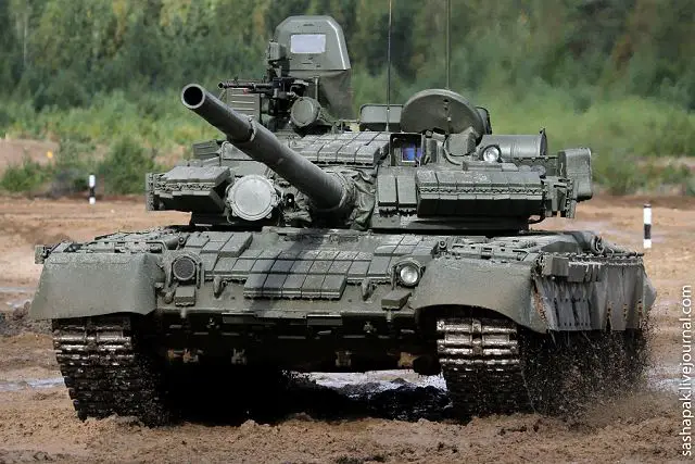 Russian Company Uralvagonzavod has developed upgrade kit for T-80BV T-80U main battle tank 640 001