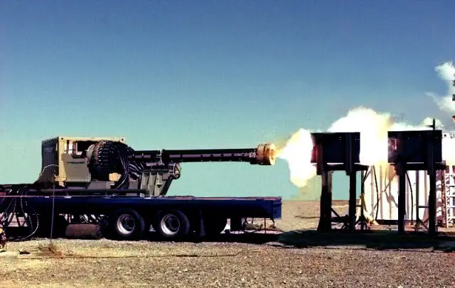 General Atomics railgun projectile guidance electronics unit completes open range testing 640 002