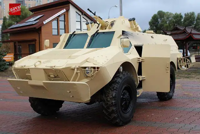 Azov from Ukraine unveils its new BKM 4x4 armoured personnel carrier based on Soviet BRDM-2 640 001