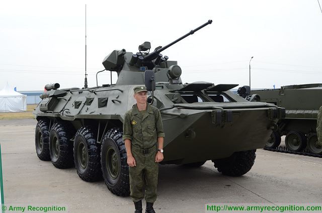 Russia's Defense Ministry will buy a number of the latest BTR-82A 8xc8 armored personnel carriers (APC) equipped with internal equipment adapted for extreme Arctic conditions. The BTR-82A is the latest generation in the family of Russian-made BTR-80 8x8 APC.