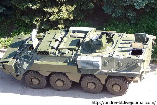 Ukraine defense industry has tested a new version of its 8x8 amphibious armoured vehicle personnel carrier BTR-4 fitted with anew remotely operated weapon station, according Andrei BT Live Journal Blog. Some of these vehicles were send to Indonesia to perform a series of tests. 
