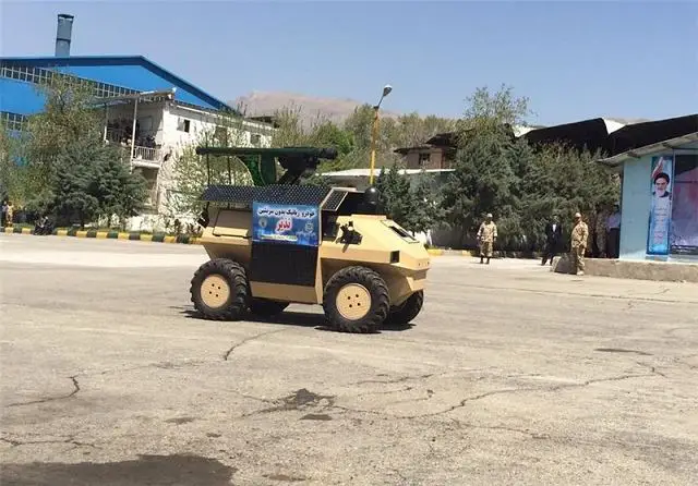 New UGV Unmanned Ground Vehicle Robot Nazeer enters in service with Iranian Armed Forces 640 001
