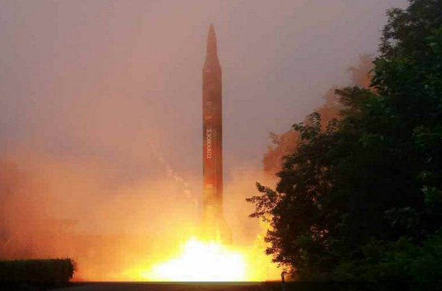 North Korea test fires three Rodong ballistic missiles in the Sea of Japan 640 001