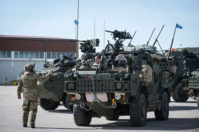 British soldiers from Light Dragoons regiment are deployed in Poland as NATO Forward Presence 640 001