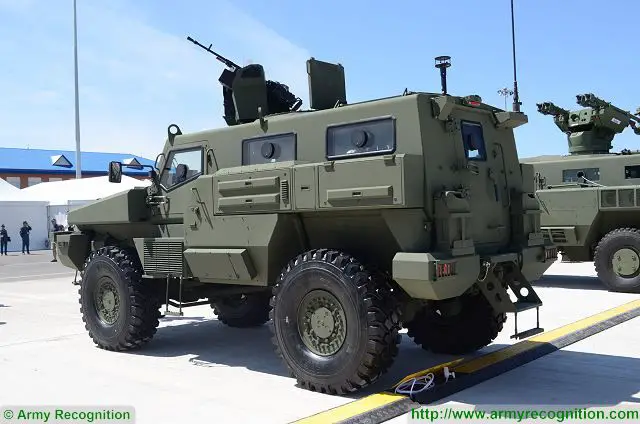 According to the website haqqin.az, Kazakhstan would like to supply Arlan 4x4 armoured vehicle to Azerbaijan. The Arlan is a multirole armoured vehicle manufactured by Kazakhstan Paramount Engineering, based on the Marauder, a mine protected vehicle designed and produced by the South African Company Paramount Group.