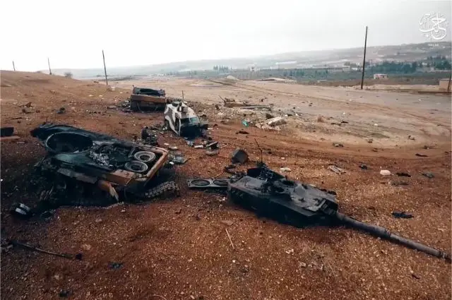 Tukish army Leopard 2A4 main battle tank destroyed by IS (Source Internet).