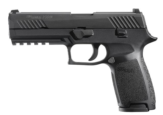 For US Army variant of Sig Sauer P320 9mm semi-automatic pistol will replace M9 Beretta 640 001