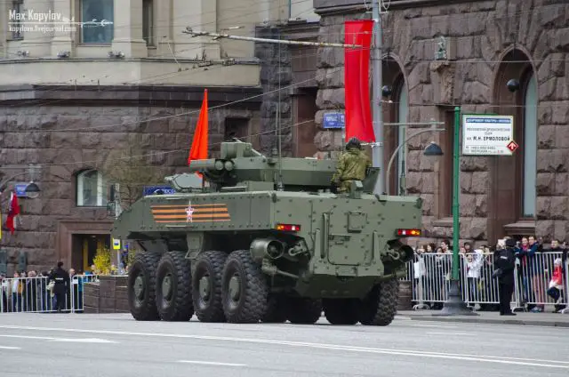 The Boomerang armored personnel carriers (APC) have concluded the Victory Parade on Red Square since 2015. Together with the newest T-14 MBT and T-15 heavy infantry fighting vehicle based on the Armata heavy unified tracked platform, they have to become the main strike force of Russia’s Land Forces.