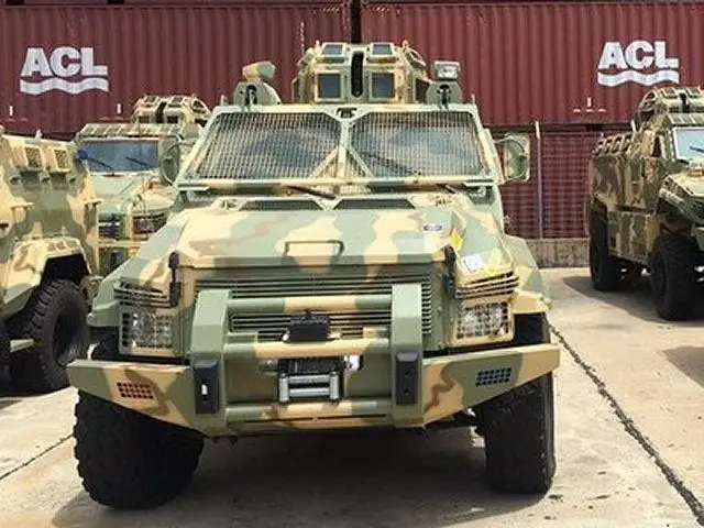 Nigeria has received a first batch of 25 armoured vehicles including Typhoon and Spartan armoured personnel carrier designed and manufactured by the Company Streit Group. A total of 177 armoured vehicles has been ordered for the Nigerian army. 