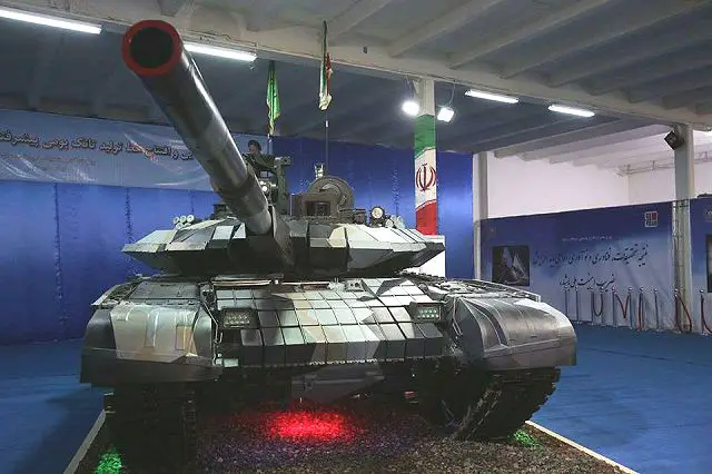 Iran launches production line of new Karrar home made MBT main battle tank 640 001
