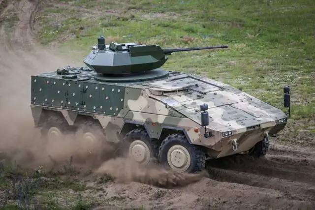 Lithuanian Armys selects Orbital ATK MK44 Bushmaster Chain Gun to mount on Vilkas 8x8 IFV 640 003