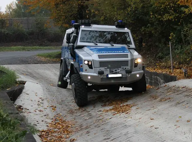 Rheinmettall will supply two Survivor R protected tactical vehicles to Police of Germany 640 003