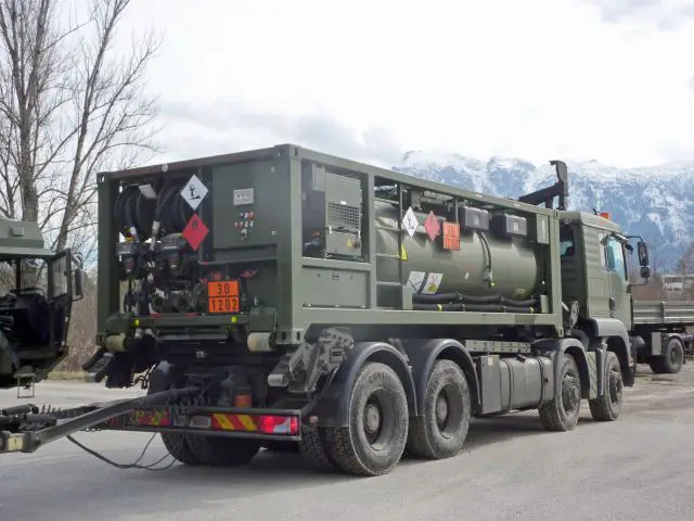Weitefeld, Germany, 17th May 2017: 20 mobile fuel dispensing racks have entered service with the Austrian Bundesheer following the completion of trials and training. During the training, members of the Bundesheer were instructed on how to use the HVM-F (Heavy Vehicle Module – Fuel) systems and how to maintain them at maximum efficiency levels.