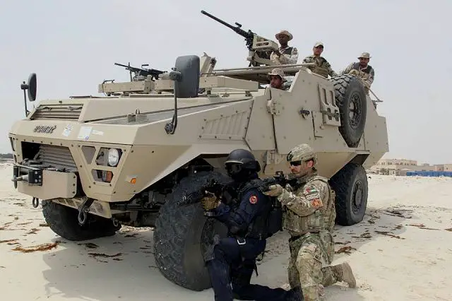Pictures released on Internet showed Saudi Special Forces at military exercise "Abdullah 5" using the Bastion Patsas, a Special Force 4x4 armoured vehicle designed and manufactured by the French Company ACMAT, now a subdivision of Renault Trucks Defense of France. 