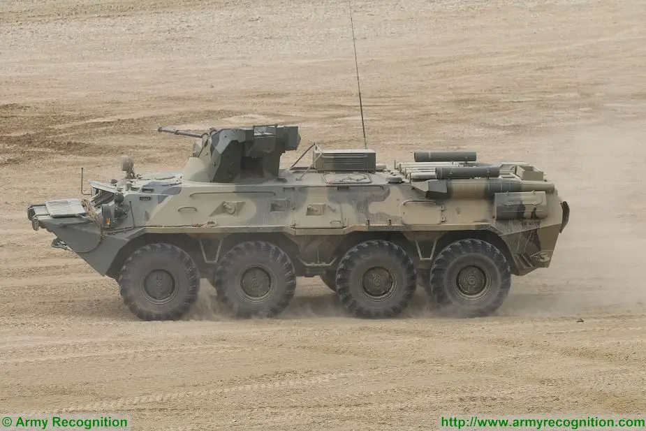 Russia completed supplies of BTR 82A APC to Azerbaijan and Kazakhstan 925 001