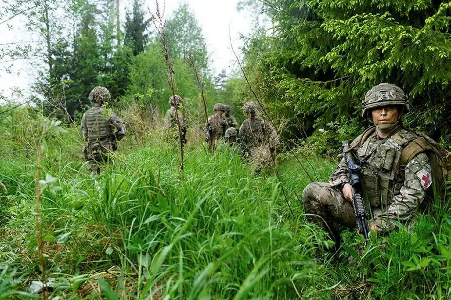 British soldiers from the 1st Battalion of The Royal Welsh are deployed in Estonia 925 001