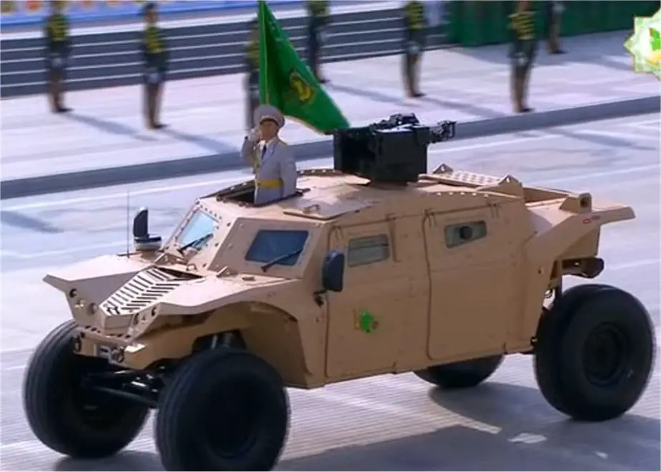 Turkmenistan first foreign customer of Israeli CombatGuard 4x4 armoured vehicle 925 001