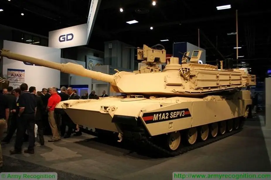 General Dynamics lands US Army M1A2 SepV3 MBT upgrade contract