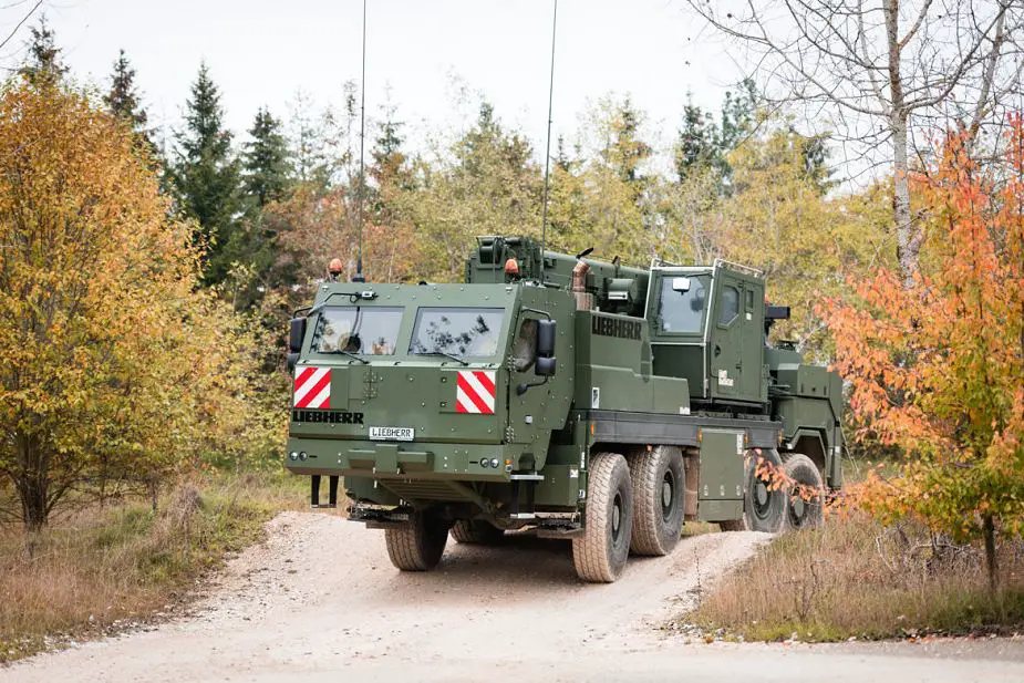 Rheinmetall from Germany to supply armoured cab for Liebherr crane vehicles of German army 925 001