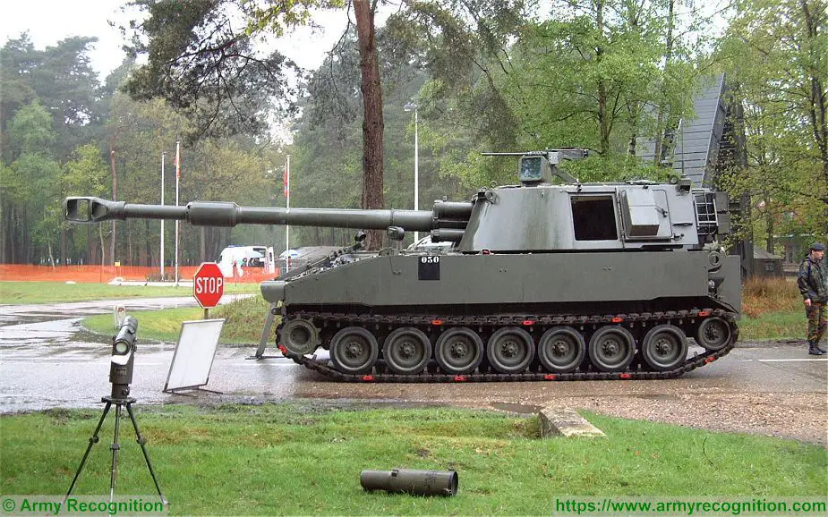 Indonesia takes delivery of 18 second hand Belgian M109A4 155mm self propelled howitzers 925 002