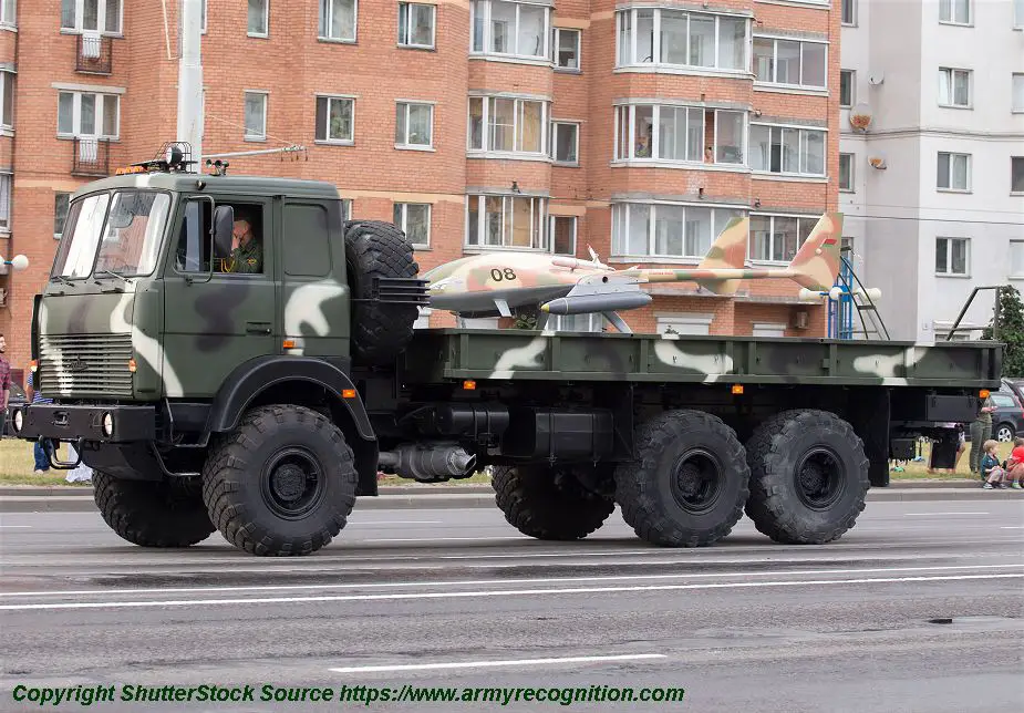 Local made Burevestnik MB armed drone in service with Belarus army 925 001