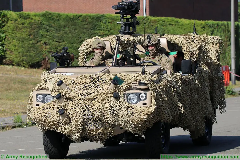 FOX RRV Rapid Reaction Vehicle Special Forces Group Belgium Belgian army military parade national day 21 July 2018 925 001